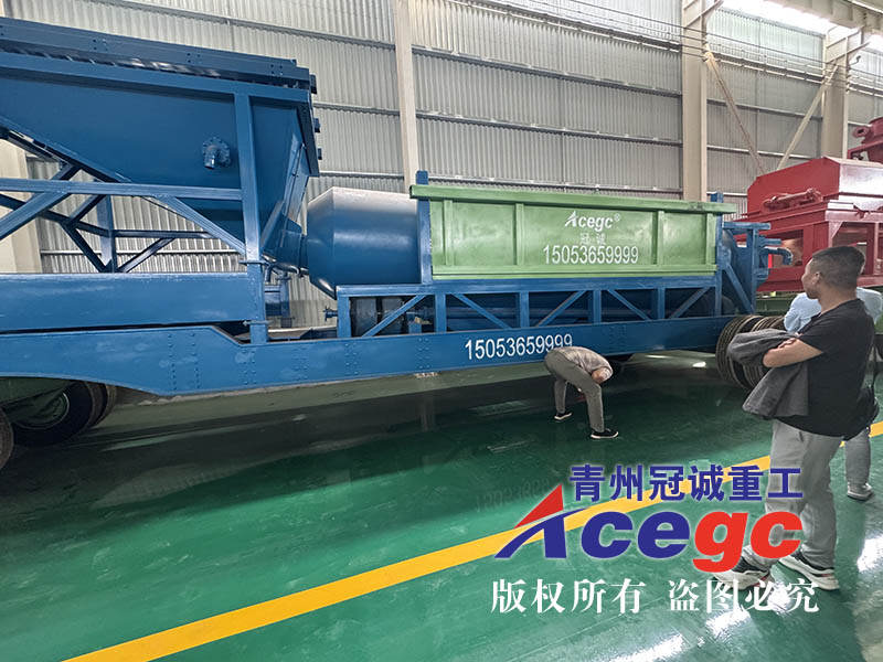 滾筒篩洗砂機(jī)出口