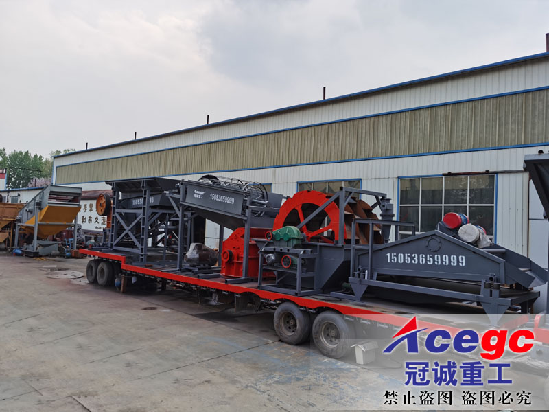 移動石料制砂洗沙設備 移動石料制砂洗沙設備