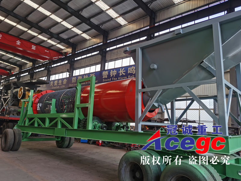 移動式滾筒洗砂機 移動式滾筒洗砂機