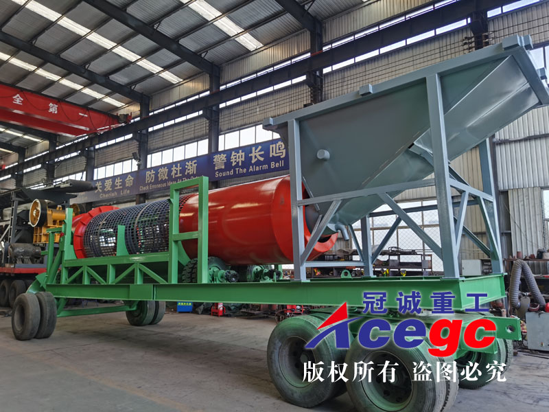 移動式滾筒洗砂機 移動式滾筒洗砂機